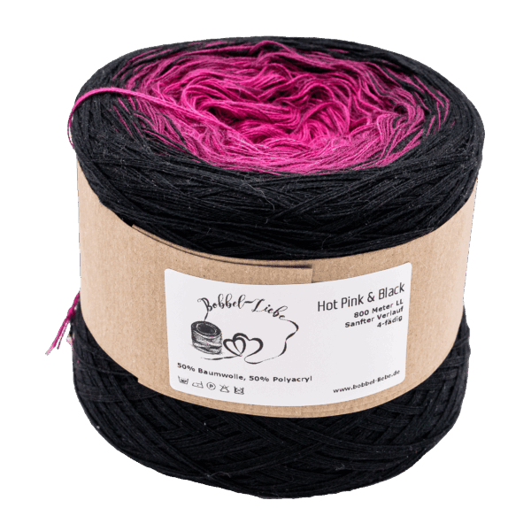 Bobbel Hot Pink & Black